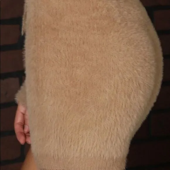 Fuzzy Tan Lounge Shorts