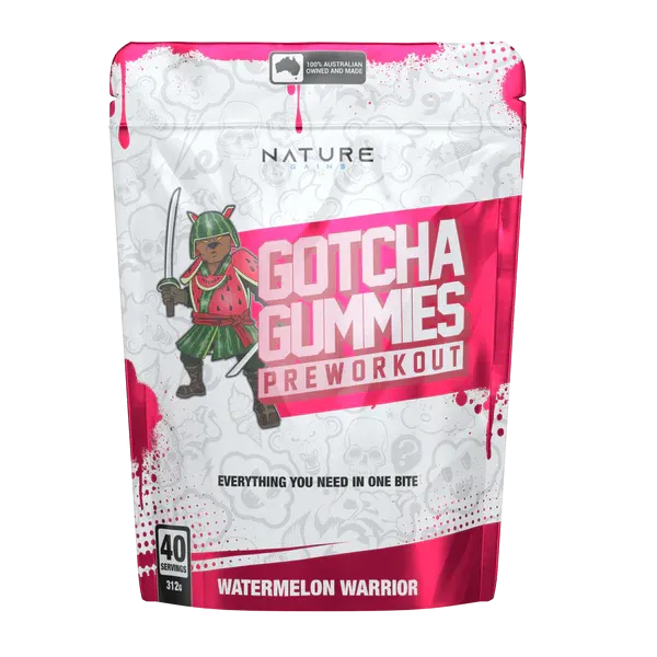 Gotcha Pre Workout Gummies by Nature Gains