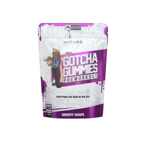 Gotcha Pre Workout Gummies by Nature Gains