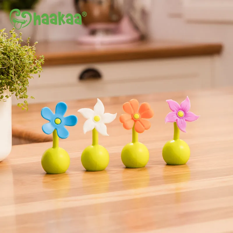 Haakaa Breast Pump Flower Stopper Blue(Min. of 6 multiples of 6)