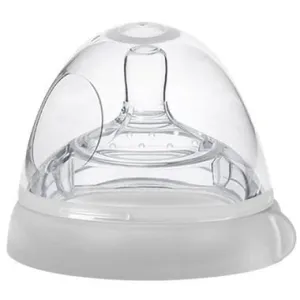 Haakaa Gen. 3 Silicone Baby Bottle Nipple Attachment - Grey