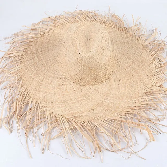 Handmade Raffia Straw Hat