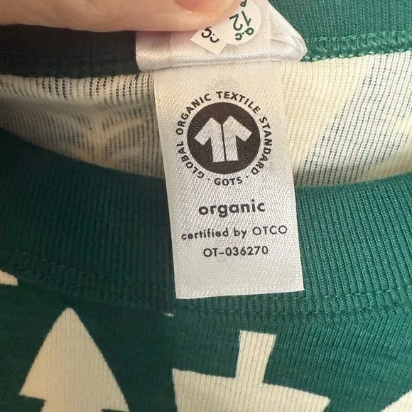 Hannah Andersson Organic Cotton Pajama set XL