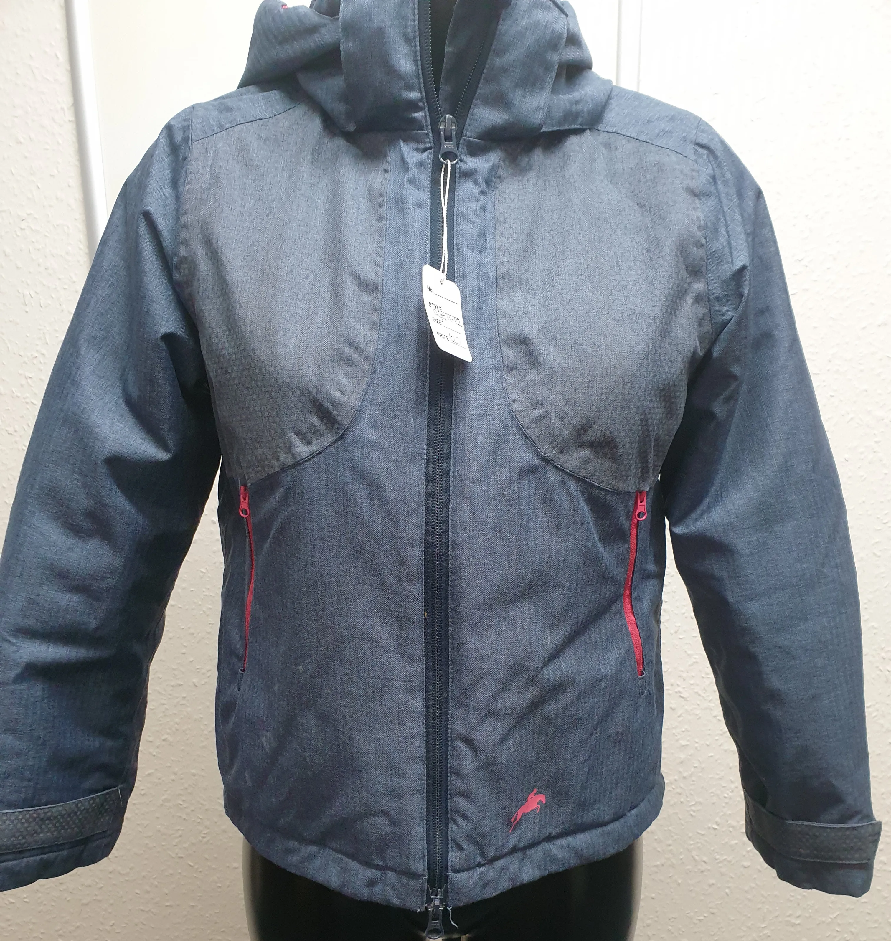 Harry Hall Age 11-12 Navy  padded coat FREE POSTAGE🟢