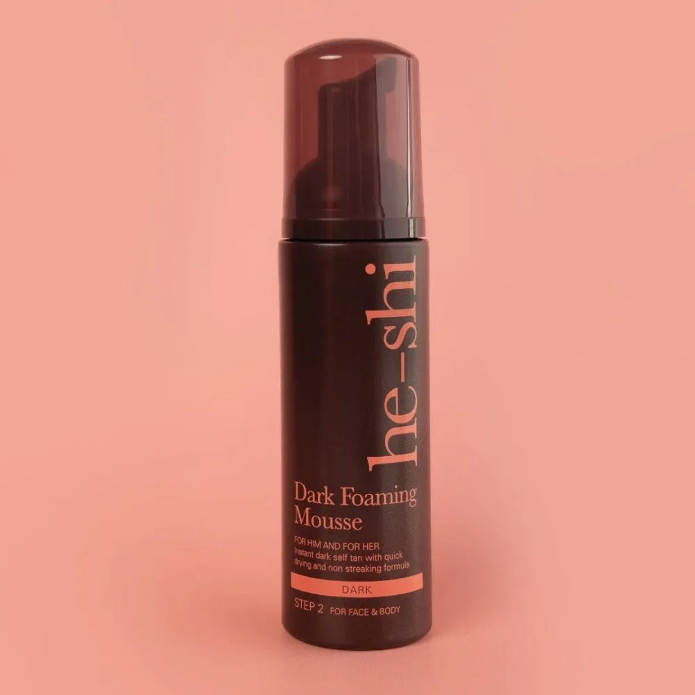 He-Shi Foaming Mousse Self Tan For Face & Body 150ml