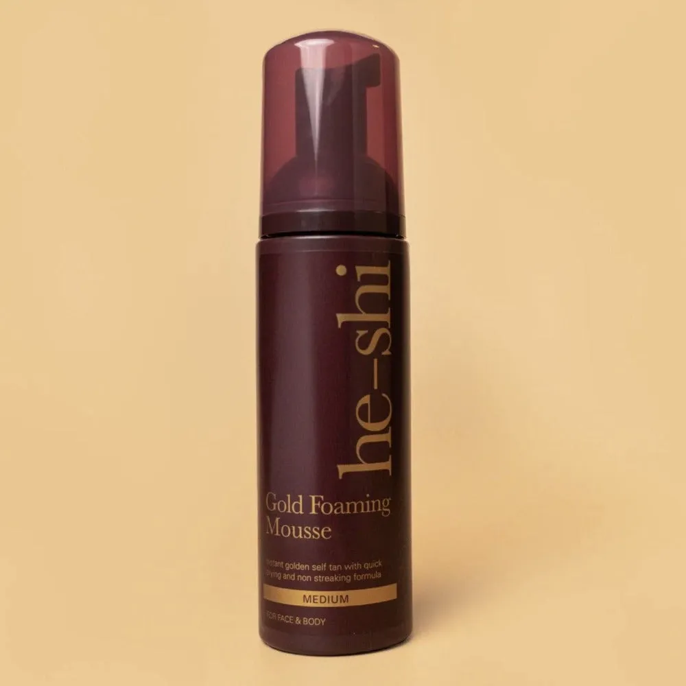 He-Shi Foaming Mousse Self Tan For Face & Body 150ml