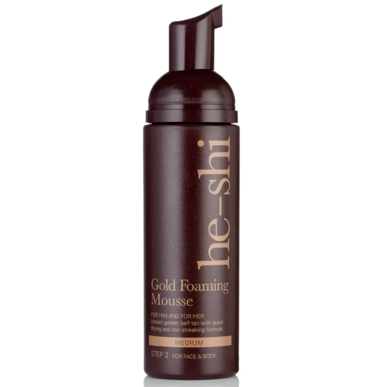 He-Shi Foaming Mousse Self Tan For Face & Body 150ml