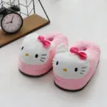Hello Kitty Big Head Plush Slippers
