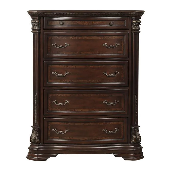 Homelegance Antoinetta Chest in Warm Cherry 1919-9