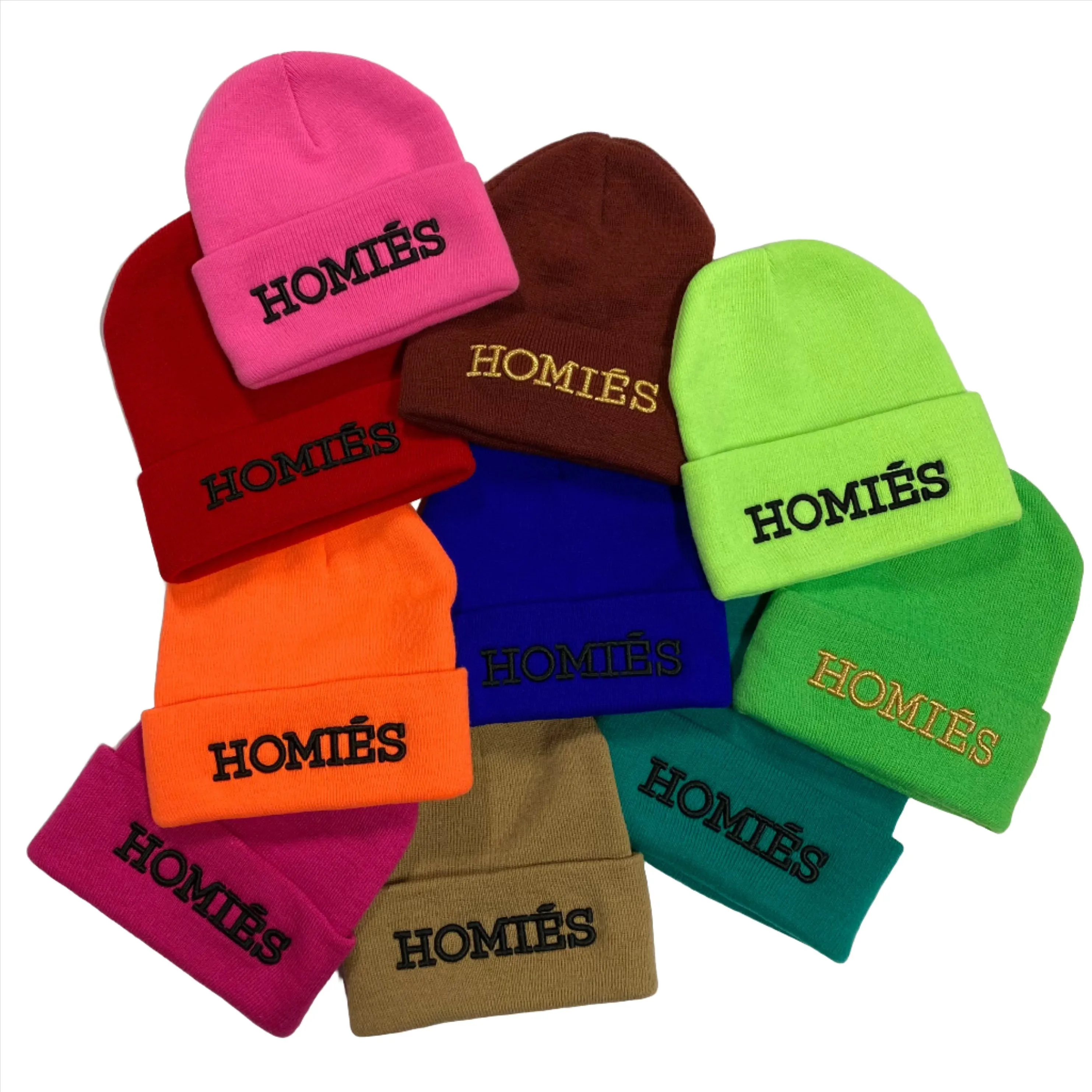 HOMIÉS GREEN/BLACK BEANIE