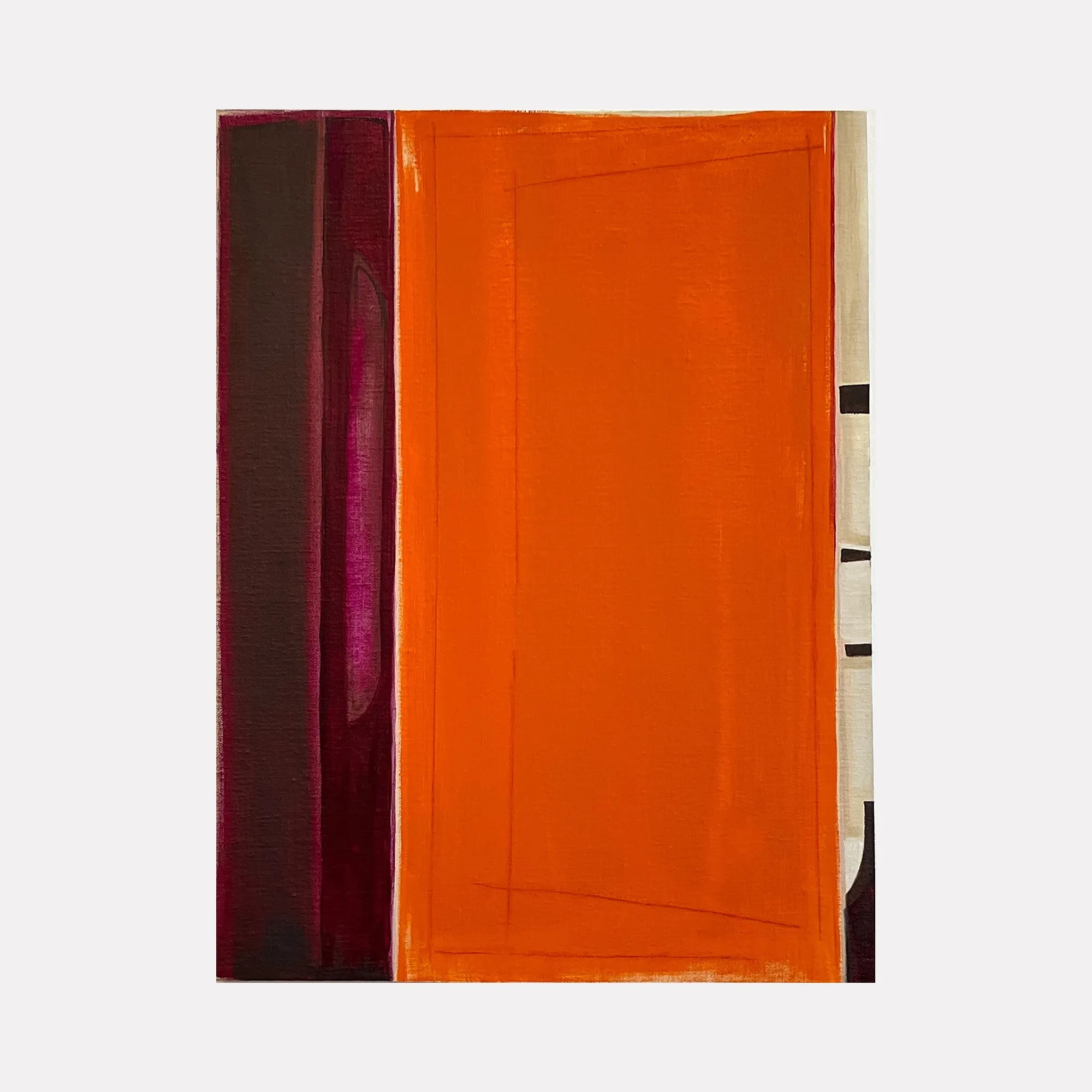 Interstices (burnt orange)