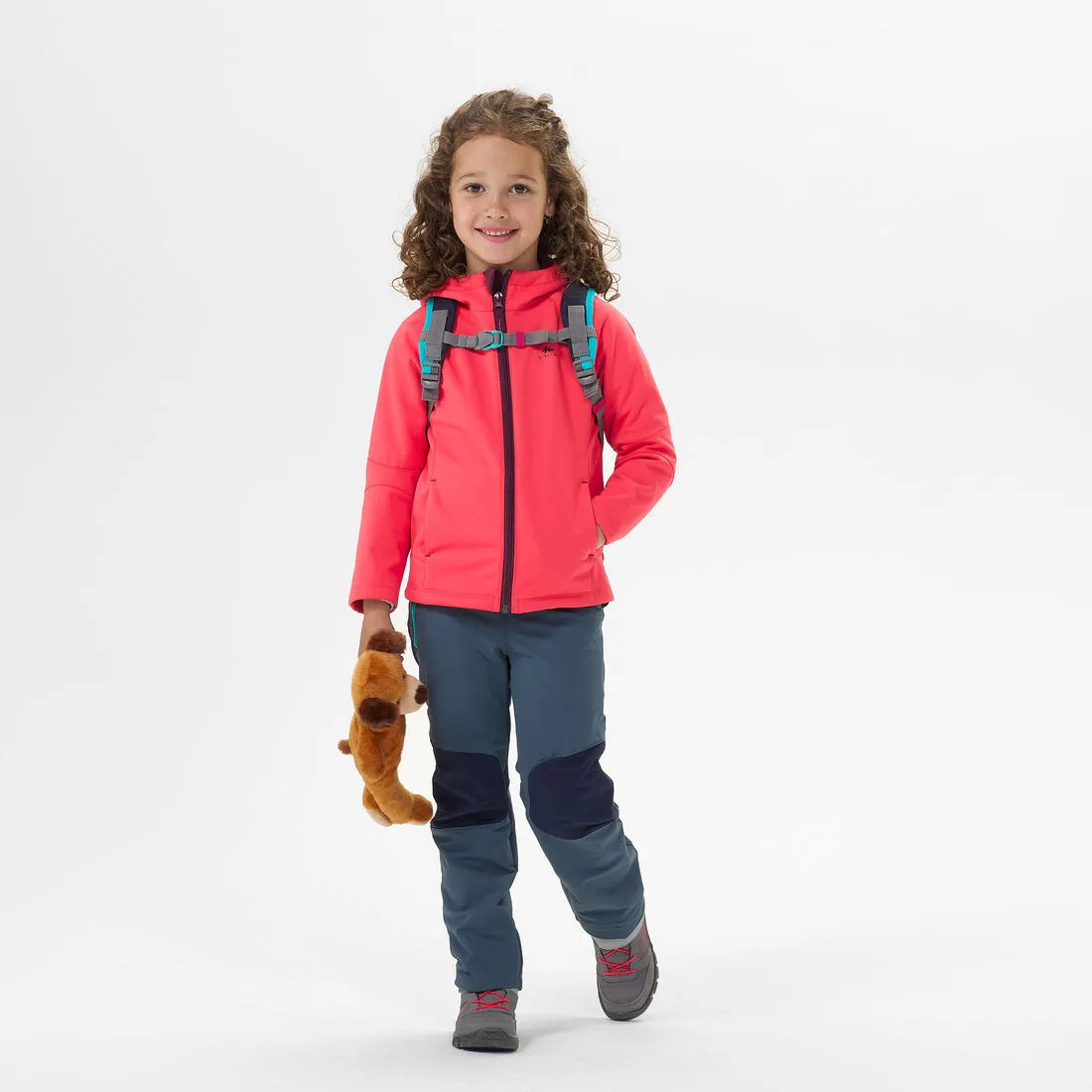 Kids’ Softshell Hiking Jacket MH550 2-6 Years