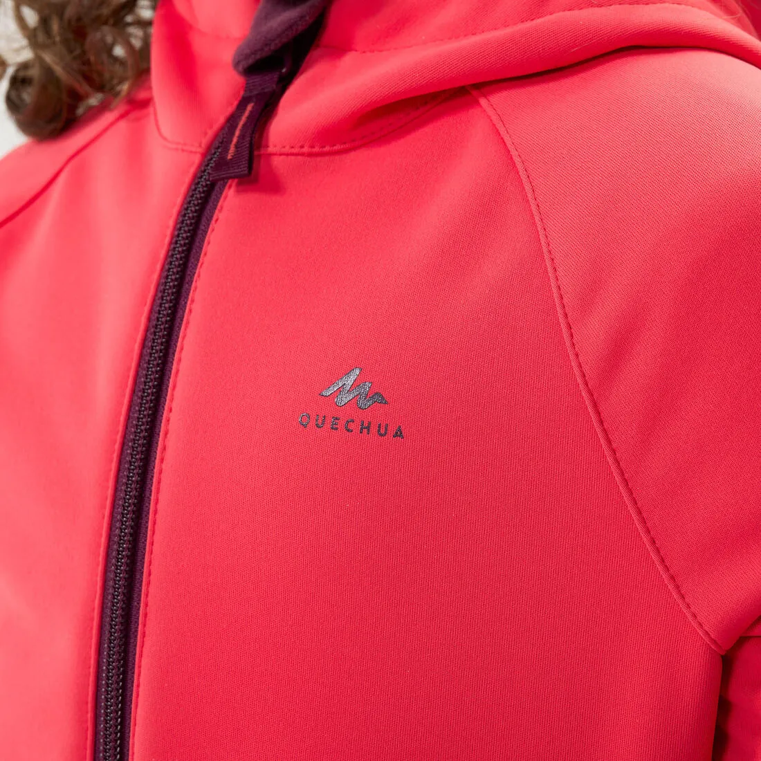 Kids’ Softshell Hiking Jacket MH550 2-6 Years