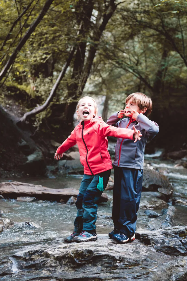 Kids’ Softshell Hiking Jacket MH550 2-6 Years