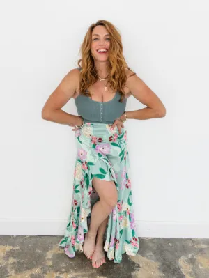 Kierra Floral Maxi Skirt
