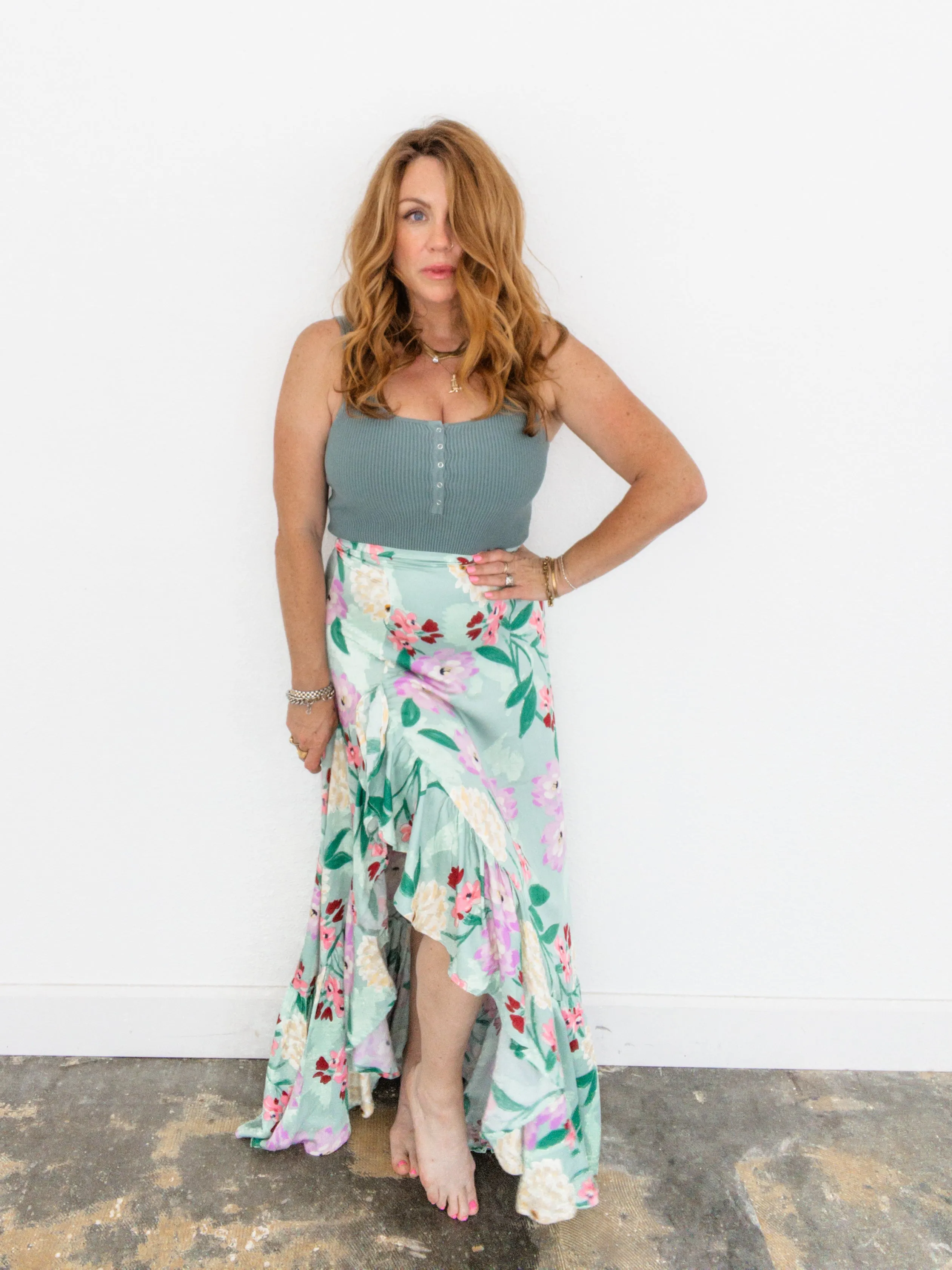 Kierra Floral Maxi Skirt