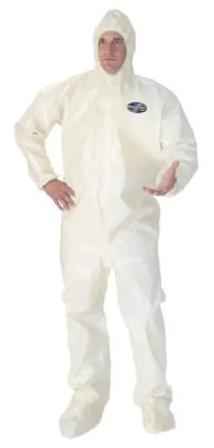 Kimberly-Clark Professional KLEENGUARD A80 WHT XL CHEM PROTC CVRAL, 45664