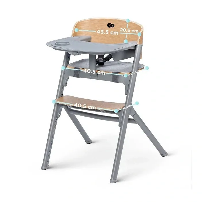 KinderKraft High Chair Livy - Wood