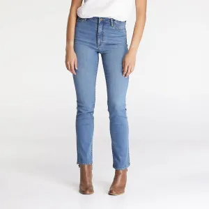 Lee Riders Classic High Straight Leg Ladies Jean Light Indigo