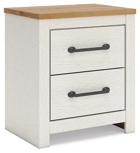 Linnocreek Full Panel Bed with Mirrored Dresser, Chest and Nightstand