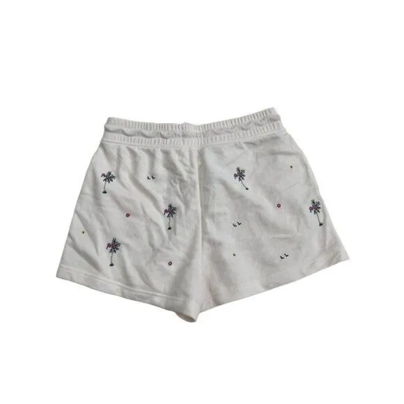 Lou &amp; Grey Paradise Palm Cozy Cotton Terry Shorts