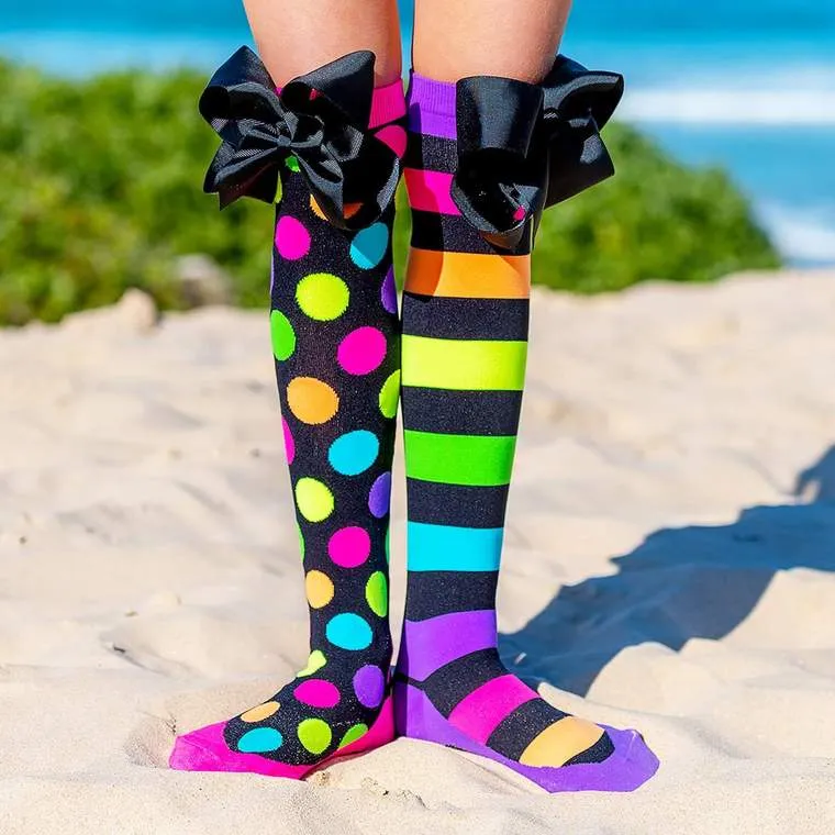 MadMia Liquorice Bow Socks