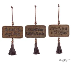 MANGO WOOD RELIGIOUS ORNAMENTS