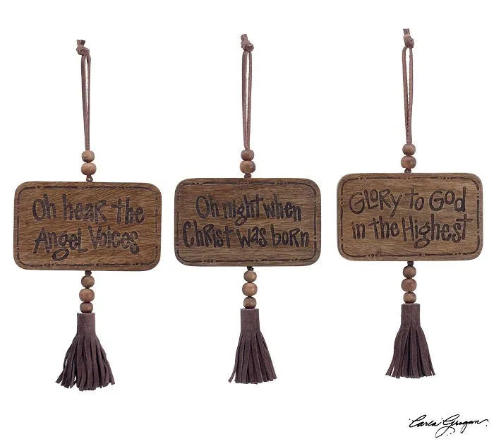MANGO WOOD RELIGIOUS ORNAMENTS