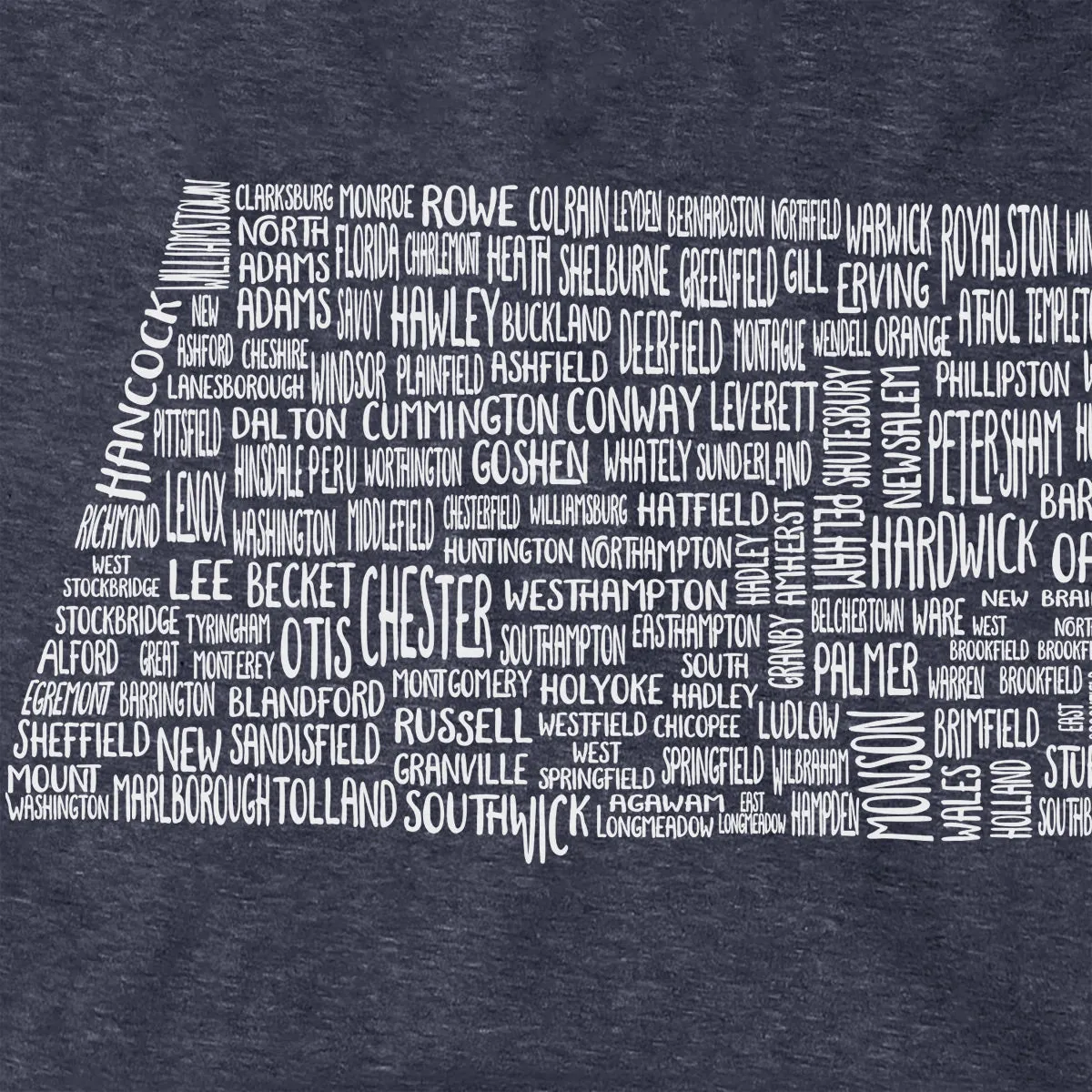 Massachusetts Cities & Towns Hoodie