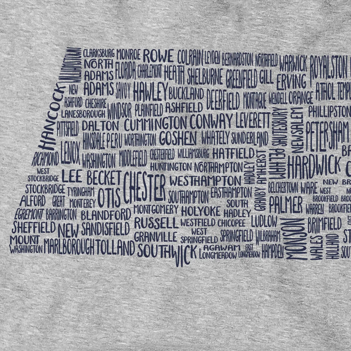 Massachusetts Cities & Towns Hoodie