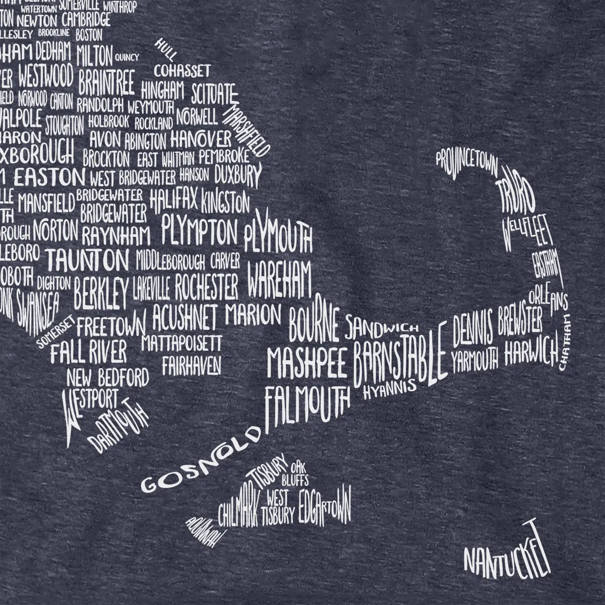 Massachusetts Cities & Towns Hoodie