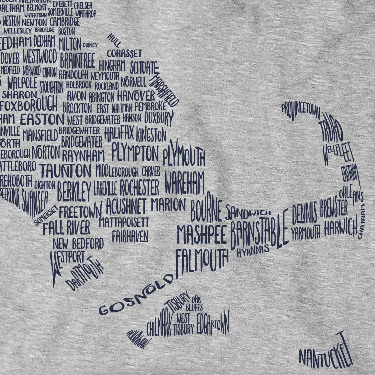 Massachusetts Cities & Towns Hoodie