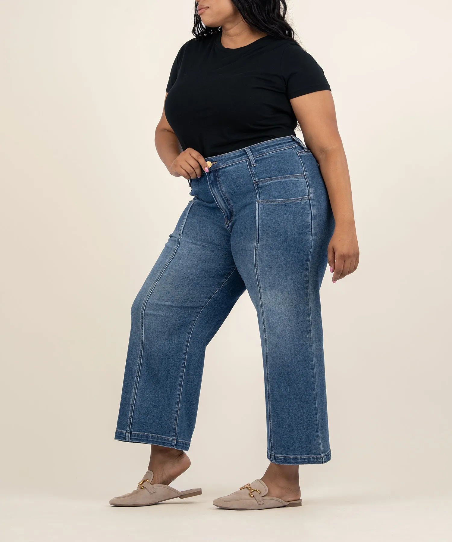 Meg High Rise Wide Leg, Plus