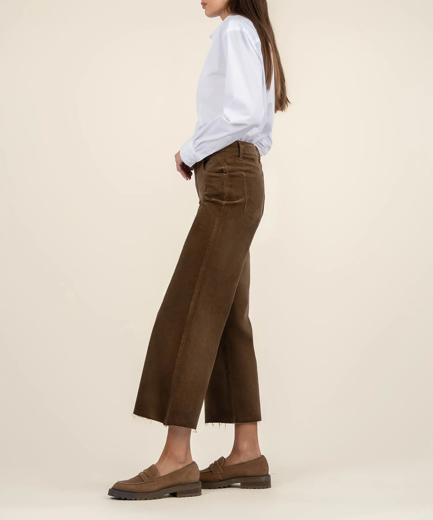 Meg Velvet High Rise Wide Leg - FINAL SALE