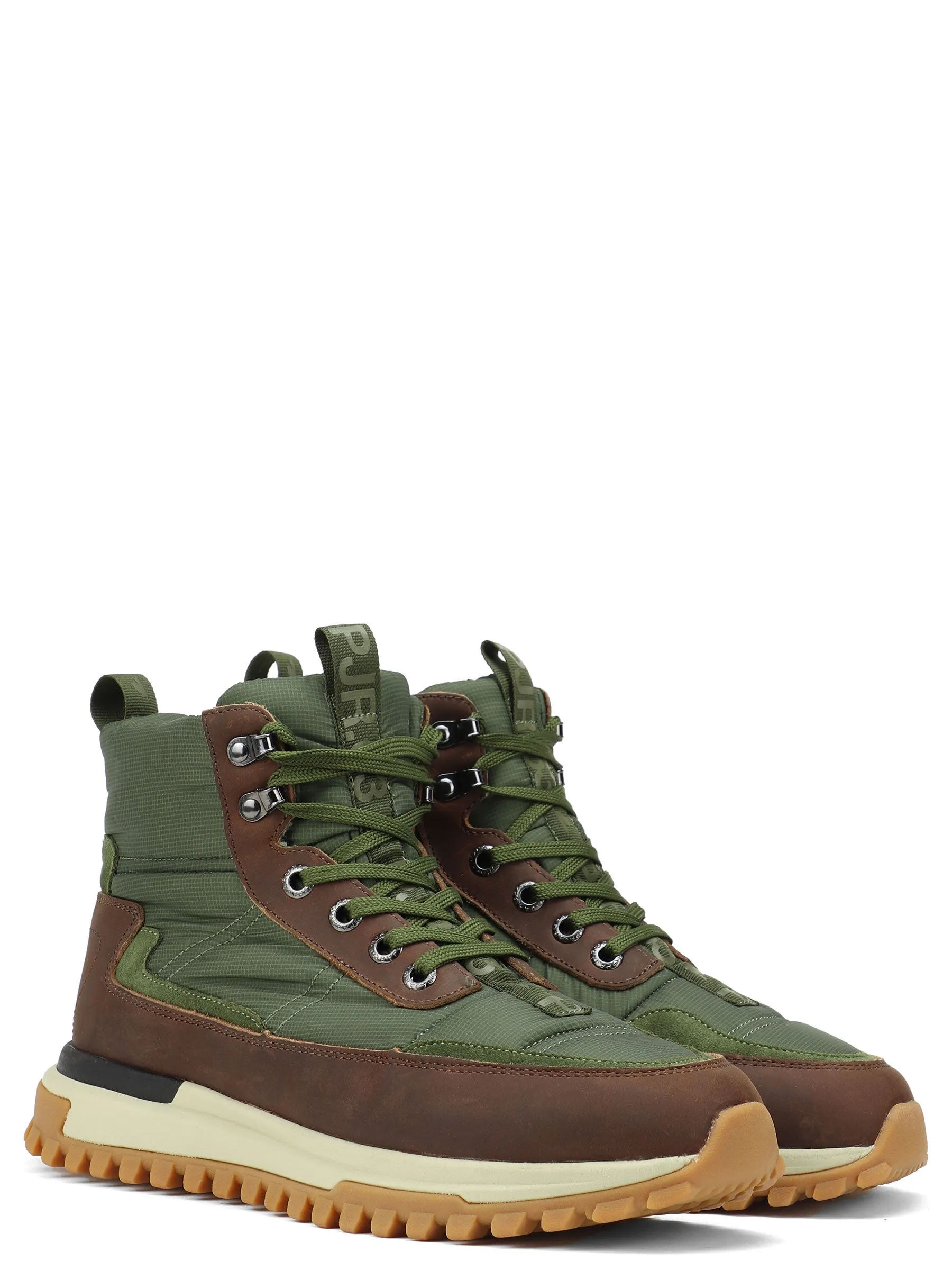 Men's Fero 2.0 - Military Green and Dark Brown||Fero 2.0 pour hommes - Vert militaire et brun foncé
