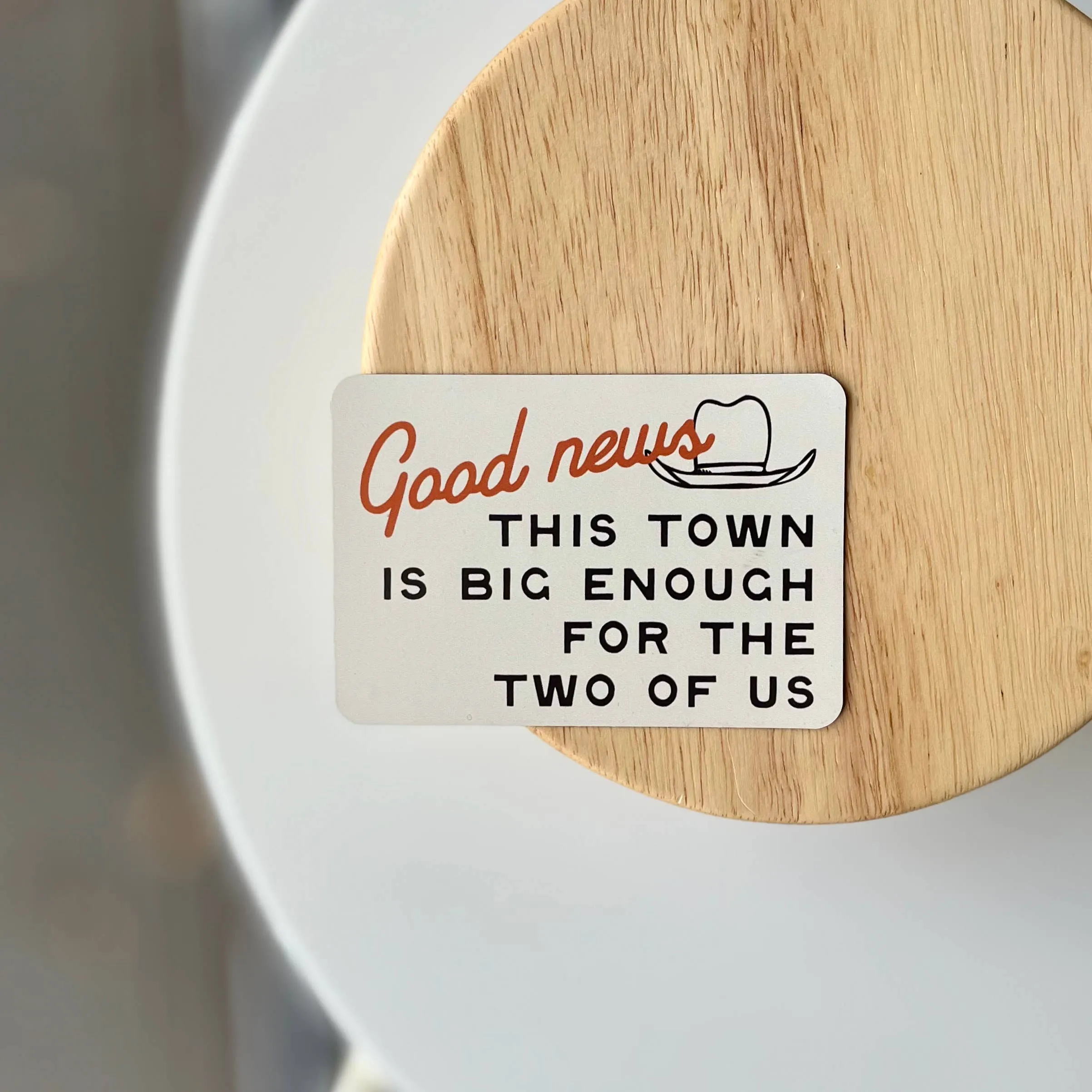 Morgan Lacey Hart - This Town is Big Enough Magnet