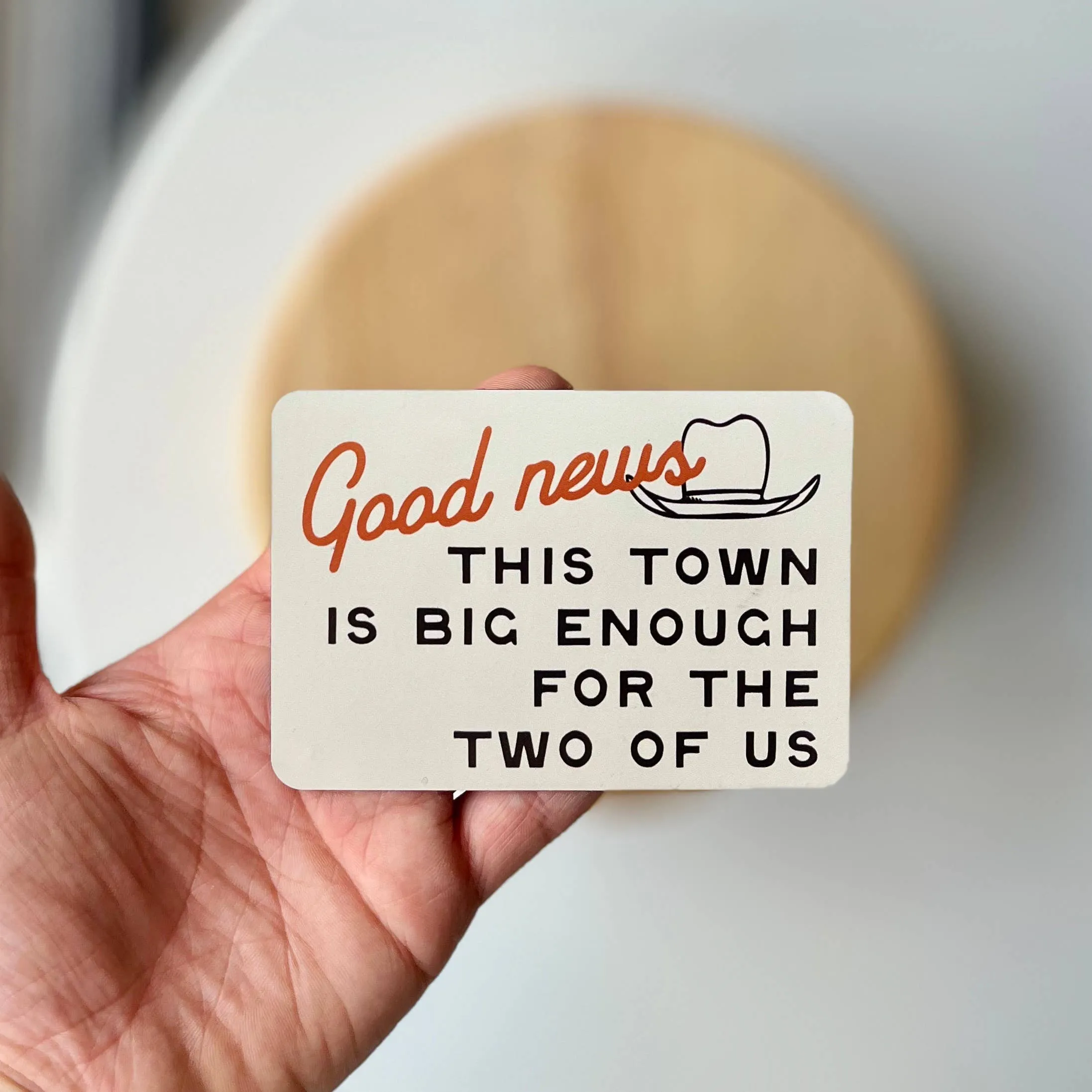Morgan Lacey Hart - This Town is Big Enough Magnet