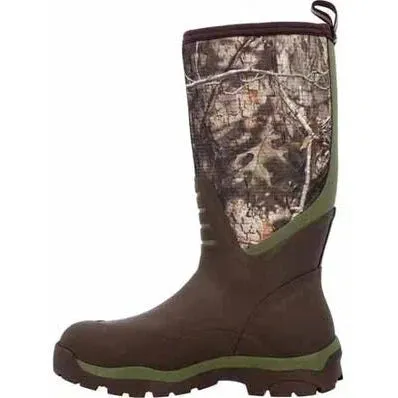 Muck Men's Pathfinder 15" Soft Toe Waterproof Tall Work Boot- Mossy Oak- MPFMDNA