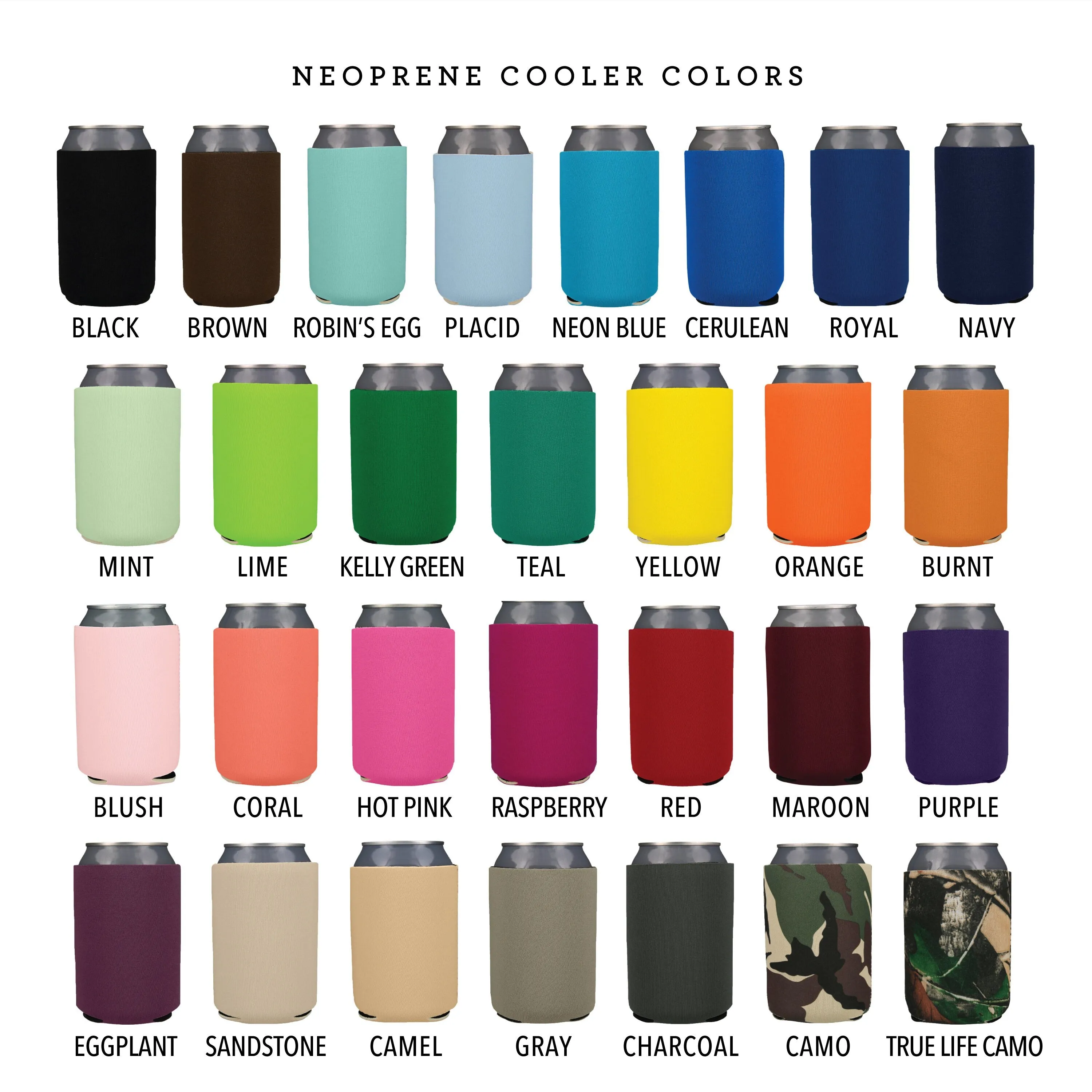 Neoprene Wedding Can Cooler #167 - Cheers to The Mr and Mrs