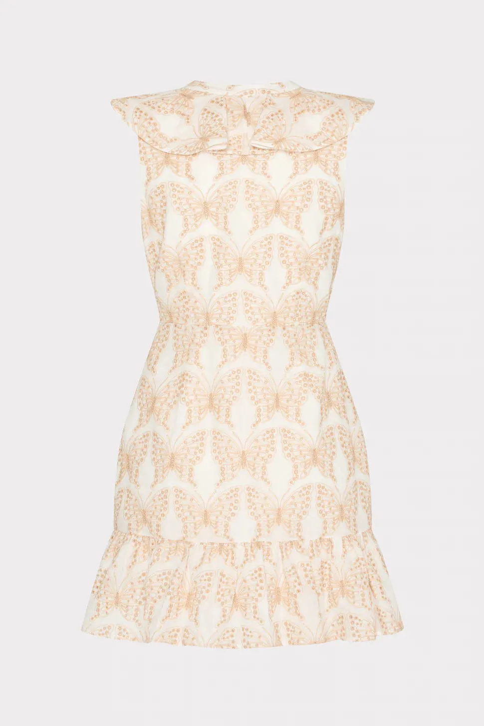 NOVI EYELET BUTTERFLY WRAP DRESS