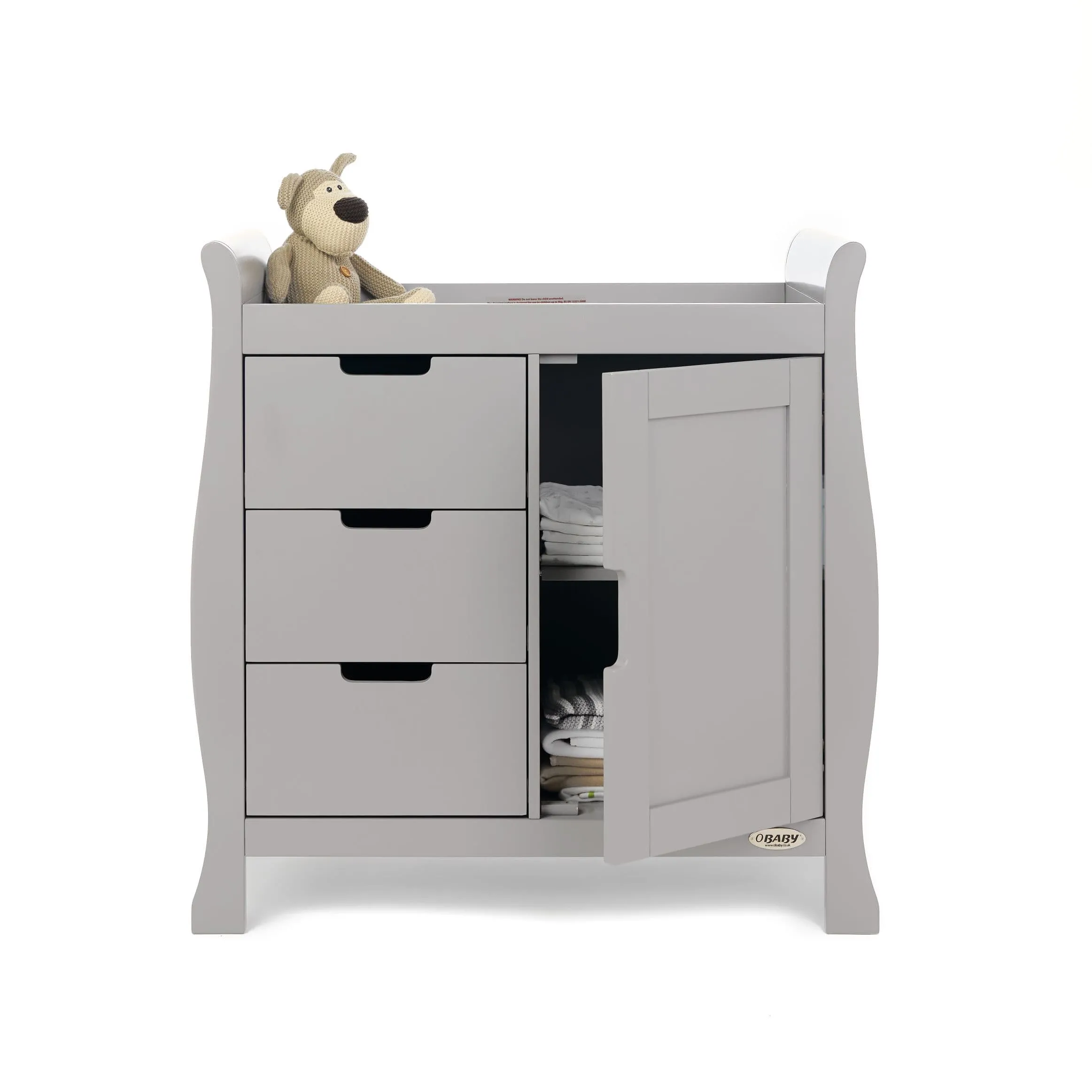 Obaby Stamford Luxe 2 Piece Room Set Warm Grey