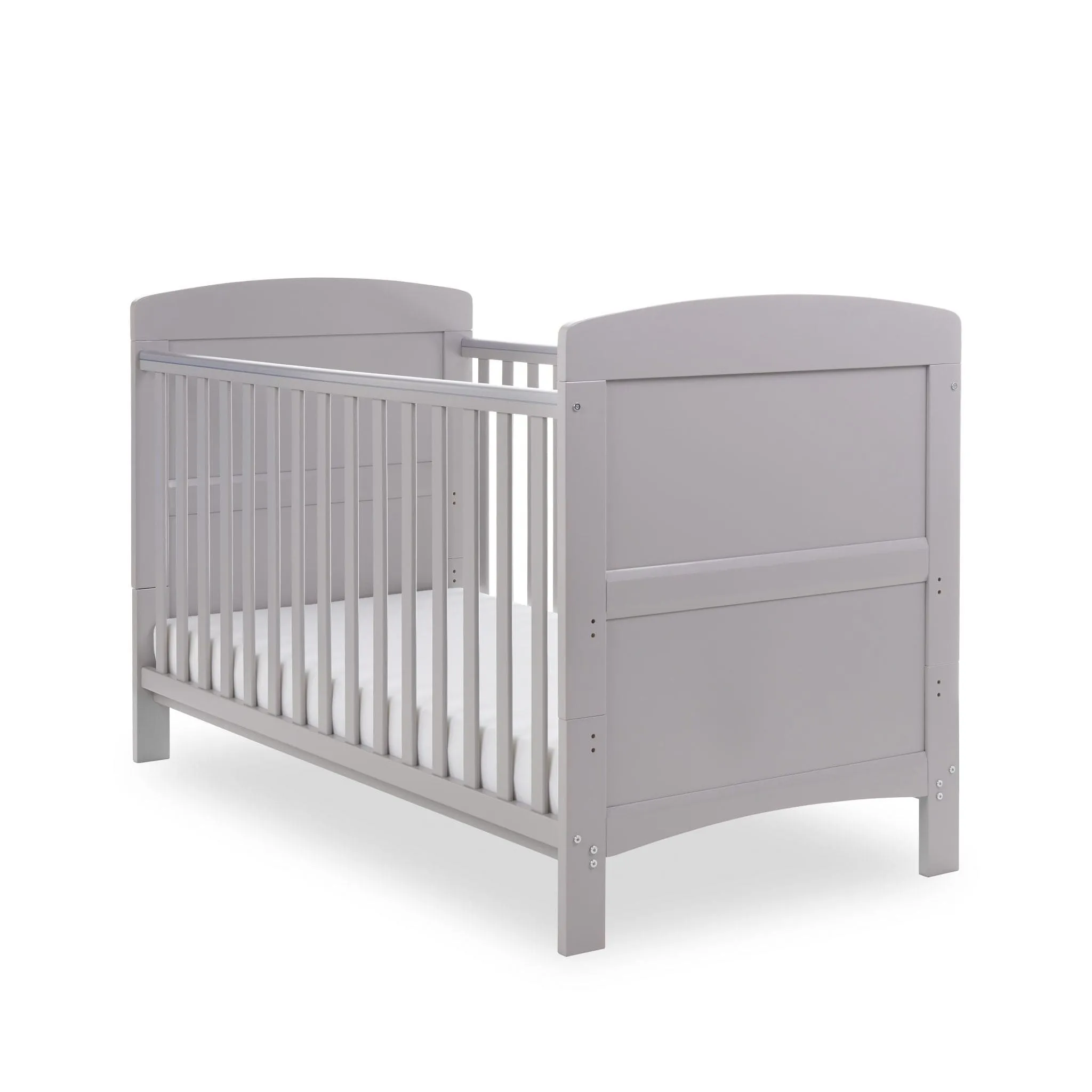OBABY Warm Grey Grace Cot Bed - Direct Delivery
