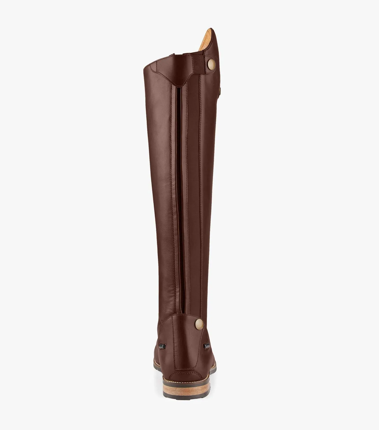 PEI Maurizia Lace-up Tall Riding Boots (Dark Brown)