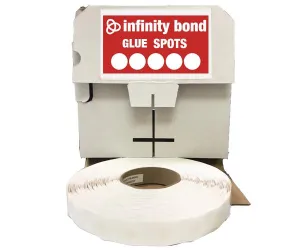 Permanent Glue Spots - 3/4" Super High Tack with High Profile