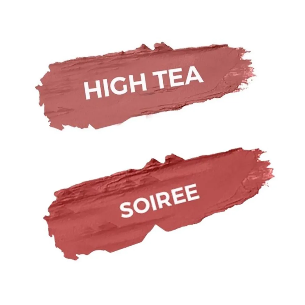 Plush Matte Lipsticks Combo Pack (HIGH TEA   SOIREE)