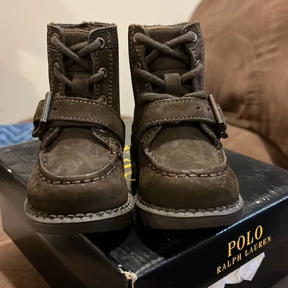 Polo Ralph Lauren Ranger USA Sweater flag Bear boots Boys Girls Infant Toddler 4