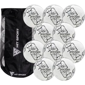 Precision Fusion FIFA Basic Training Football | 10 Pack   Bag
