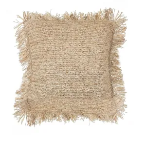 Raffia Fringe Pillow