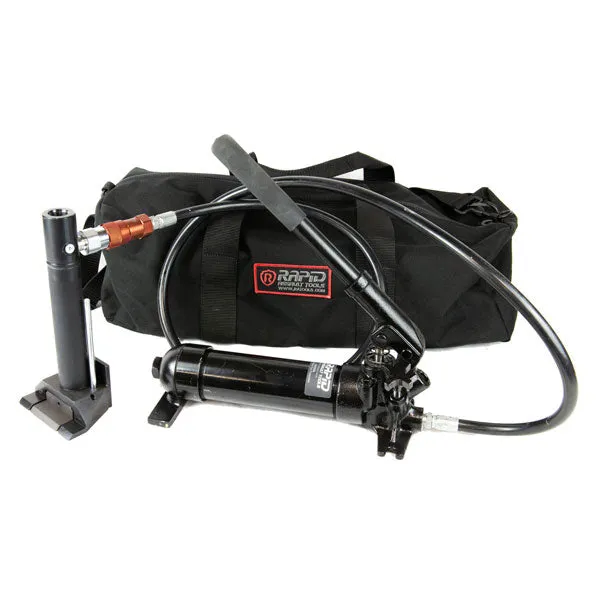 Rapid Assault Tools Hydraulic Door Pusher with Dual Stage Pump and Hose