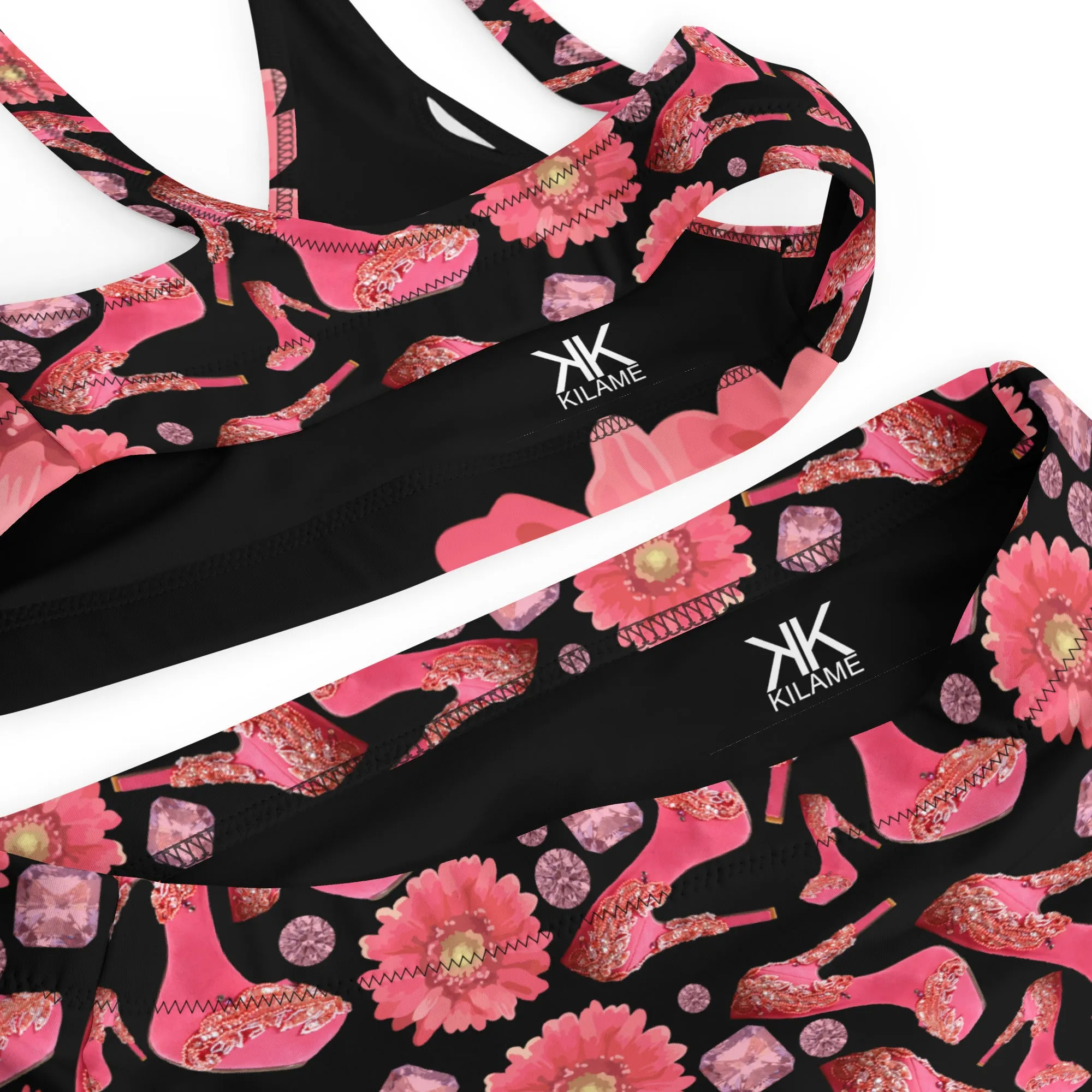 Recycled high-waisted bikini 'Influencer Glam'